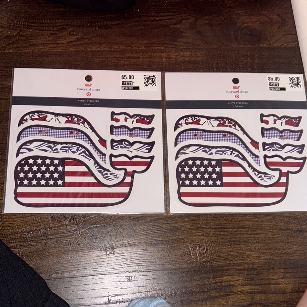 2 sets of Vineyard Vines x Target Vinyl Stickers